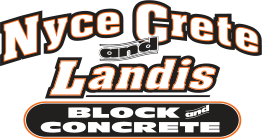 Landis Block & Concrete Footer Logo